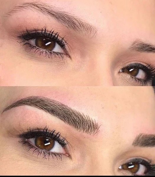 Microblading Eyebrows – Before and After